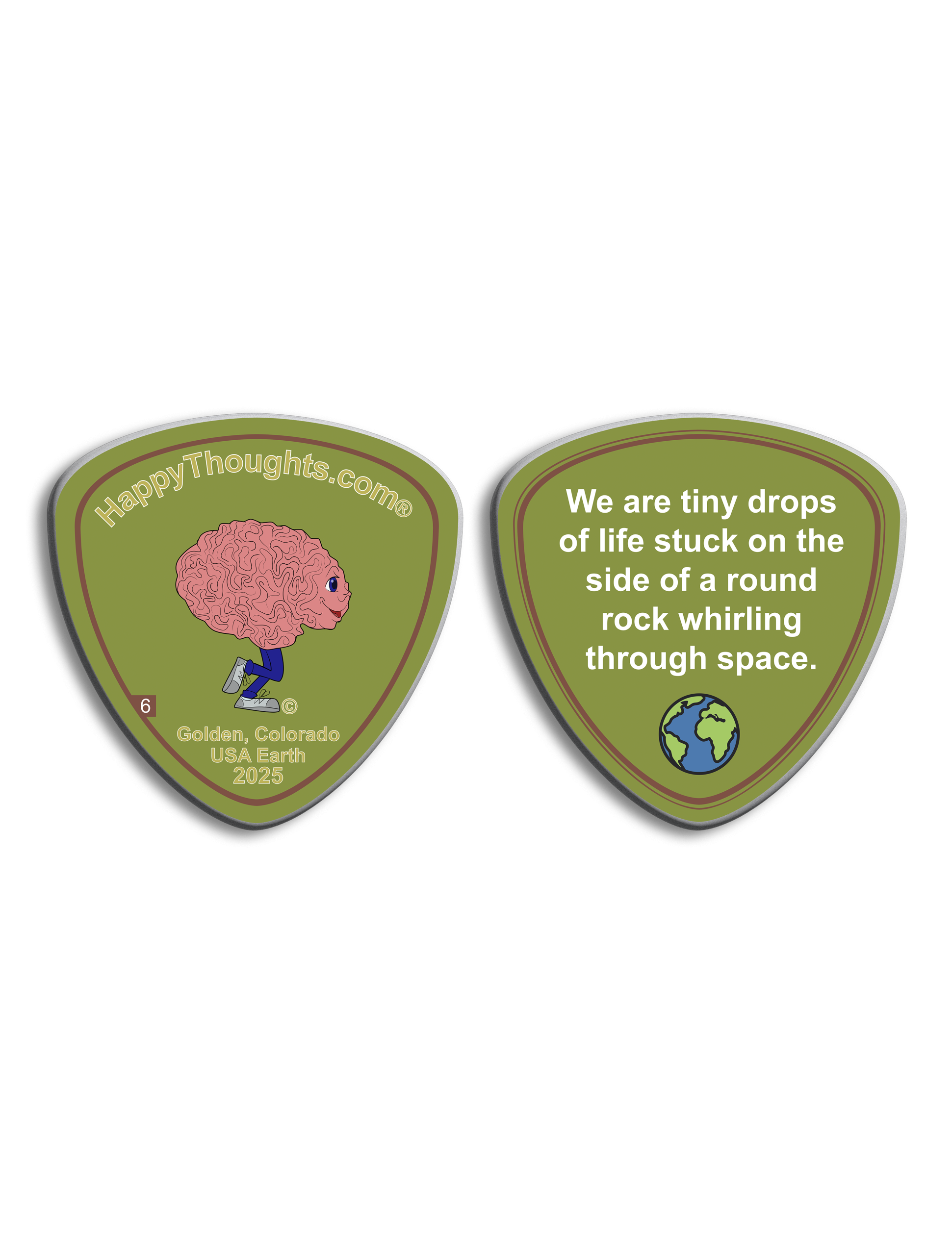 Happy Thoughts Coin 06 Front and Back Image