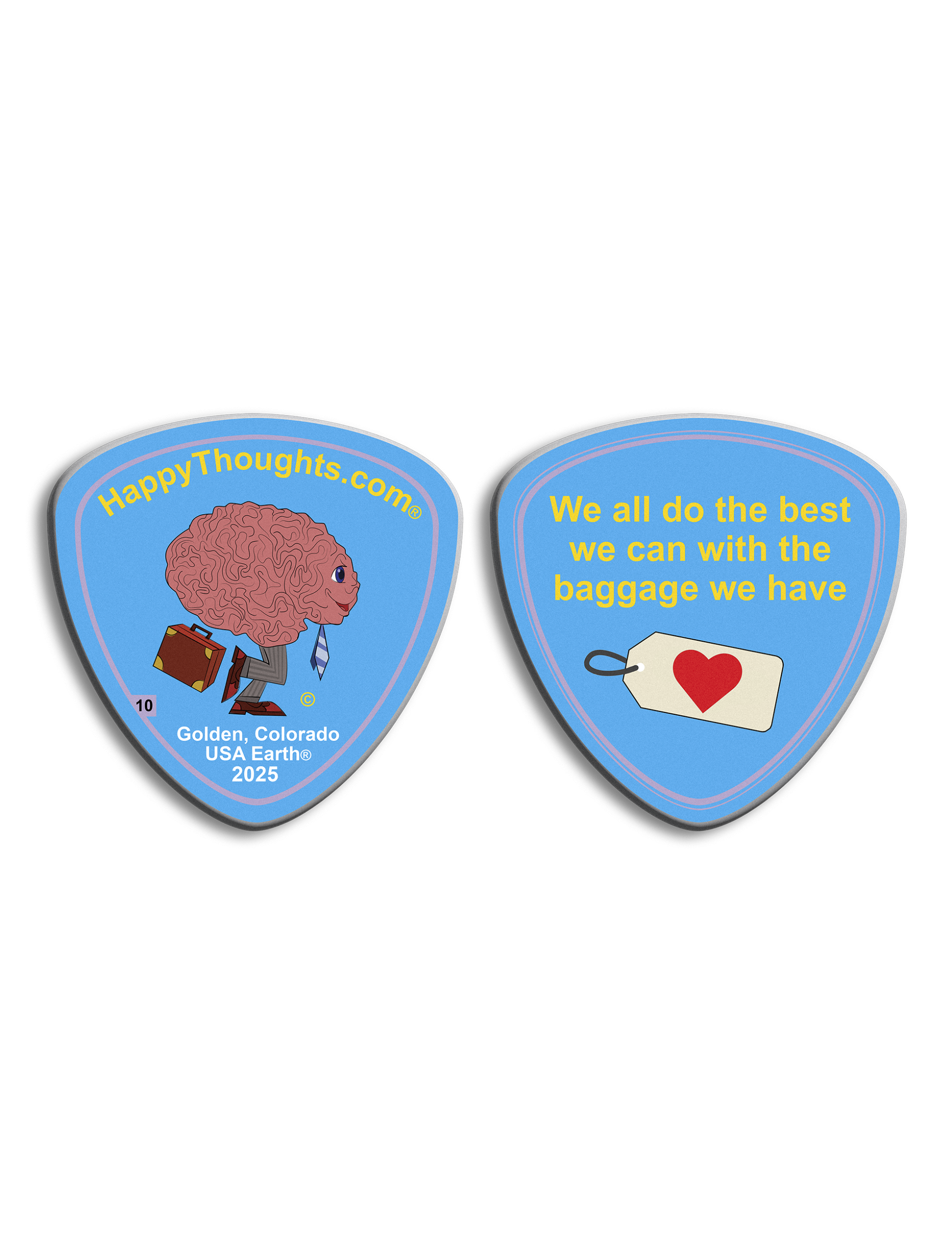 Happy Thoughts Coin 10 Front and Back Image