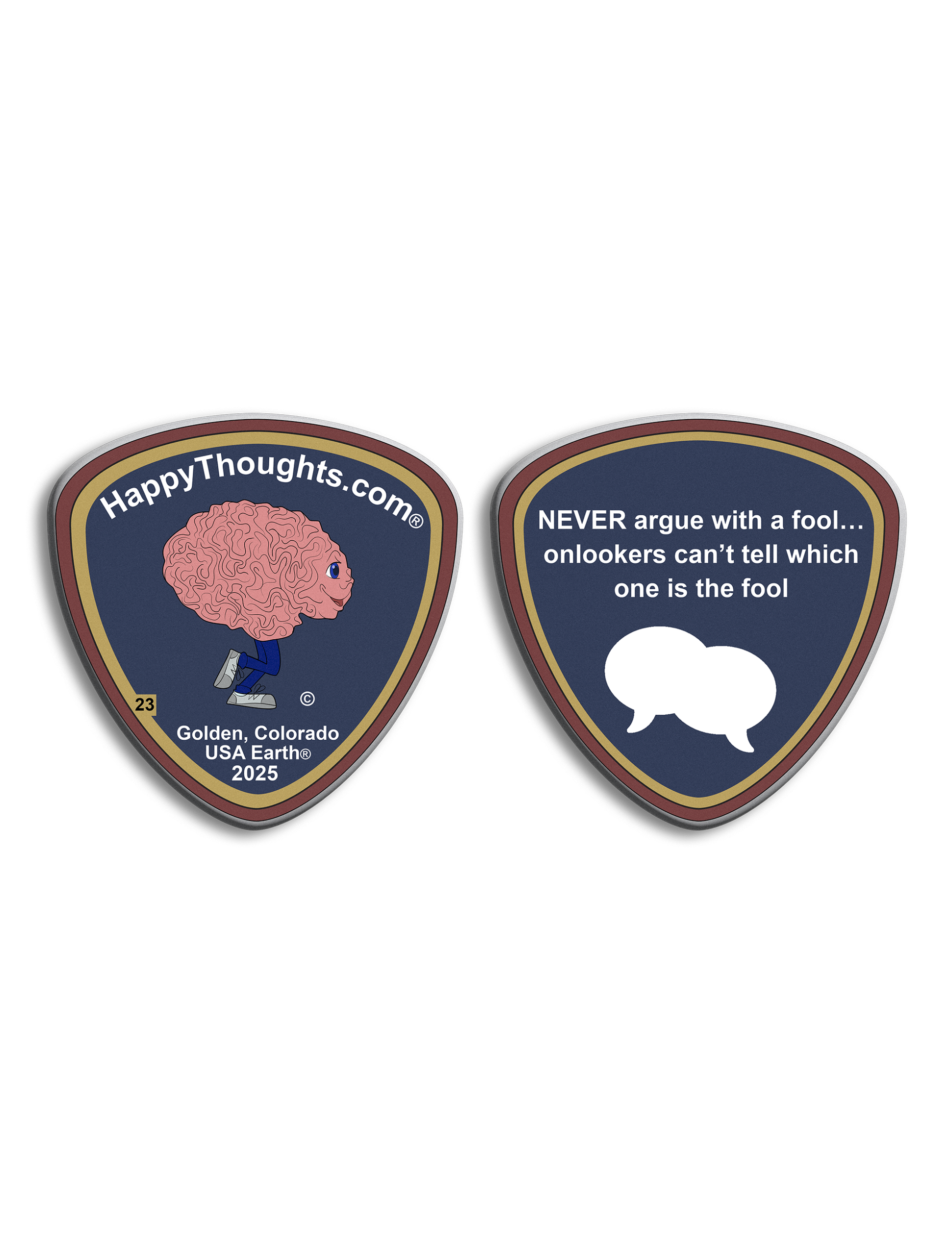 Happy Thoughts 23 Front and Back Image